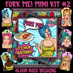 Fork Me! Mini Kit #2 TOPPER NO GIRL**