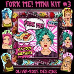 Fork Me! Mini Kit #3  TOPPER  NO GIRL**