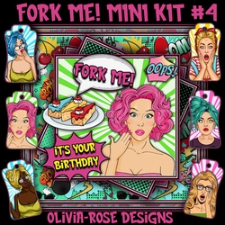 Fork Me! Mini Kit #4  TOPPER  NO GIRL**