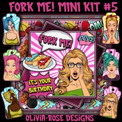 Fork Me! Mini Kit #5 TOPPER NO GIRL**
