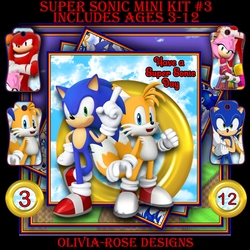 Super Sonic Mini Kit #3 Ages 3-12 included CARD FRONT *