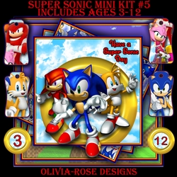 Super Sonic Mini Kit #5 Ages 3-12 included CARD FRONT *