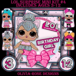 LOL Surprise Mini Kit #4 Ages 3-12 included CARD FRONT *