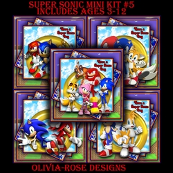 Super Sonic Bumper Kit #1 Ages 3-12 included CARD FRONT *