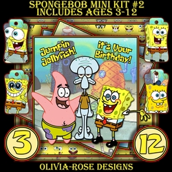 Spongebob Mini Kit #2 Ages 3-12 included CARD FRONT *