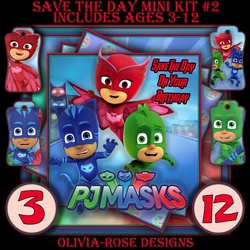 Save The Day Mini Kit #2 Ages 3-12 included CARD FRONT *