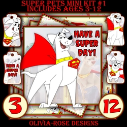 Super Pets Mini Kit #1 CARD FRONT *