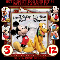 Hot Diggity Dog Mini Kit #1 CARD FRONT *