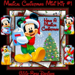 Magical Christmas Mini Kit #1 CARD FRONT *
