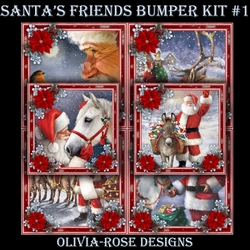 Santas Friends Bumper Kit #1  