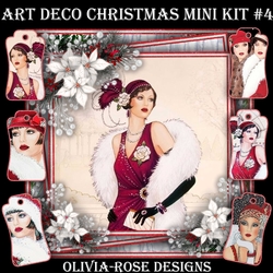 Art Deco Christmas Mini Kit #4