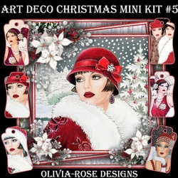 Art Deco Christmas Mini Kit #5