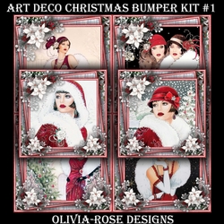 Art Deco Christmas Bumper Kit #1