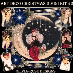Art Deco Christmas 2 Mini Kit #2