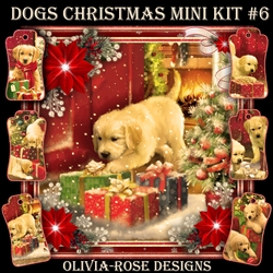 Dogs Christmas Mini Kit #6   