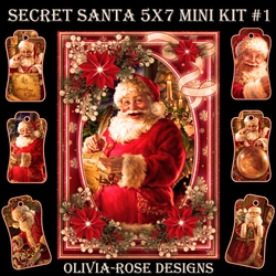 Secret Santa 5X7 Mini Kit #1
