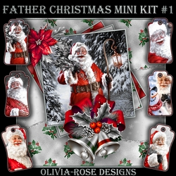 Father Christmas Mini Kit #1   NO BELLS OR FLOWER** 