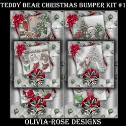 Teddy Bear Christmas Bumper Kit #1