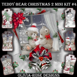 Teddy Bear Christmas 2 Mini Kit #4