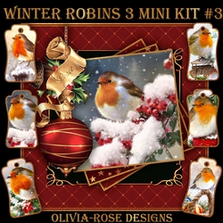 Winter Robins 3 Mini Kit #3 