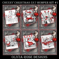 Cheery Christmas 5X7 Bumper Kit #1