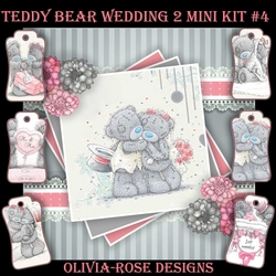 Teddy Bear Wedding 2 Mini Kit #4