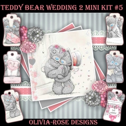 Teddy Bear Wedding 2 Mini Kit #5