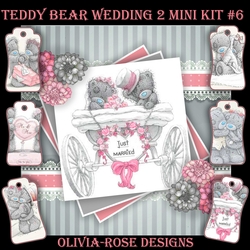 Teddy Bear Wedding 2 Mini Kit #6