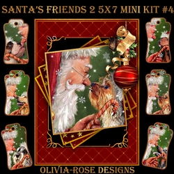 Santas Friends 2 5X7 Mini Kit #4