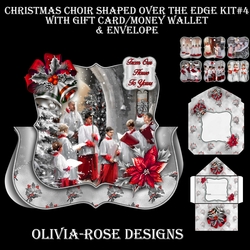 Christmas Choir Shaped Over The Edge Kit #4