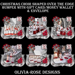 Christmas Choir Shaped Over The Edge Bumper #1   