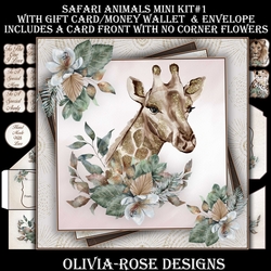 Safari Animals Mini Kit #1