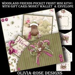 Woodland Friends Pocket Front Mini Kit#1