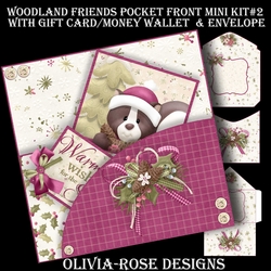 Woodland Friends Pocket Front Mini Kit#2