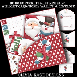 Ho Ho Ho Pocket Front Mini Kit#1