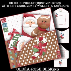 Ho Ho Ho Pocket Front Mini Kit#3