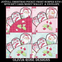 Joyful Christmas Pocket Front Bumper Kit #1  
