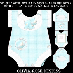 Stuffed With Love Baby Vest Shaped Mini Kit #2