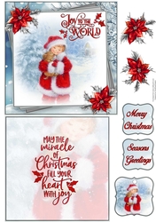 Joy To The World 6X6 Topper Sheet #4