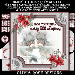 Merry Little Donkey Mini  Kit #4  