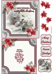 Merry Little Donkey 6X6 Topper Sheet #2 