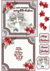 Merry Little Donkey 6X6 Topper Sheet #4