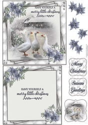 Winter Wildlife 6X6 Topper Sheet #4