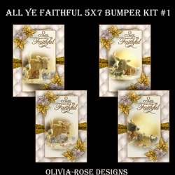 All Ye Faithful 5X7 Bumper Kit #1 ,