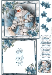 Blue Christmas 6X6 Topper Sheet #1