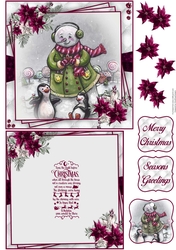 Snow Much Fun  6X6 Topper Sheet #1