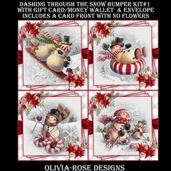 Dashing Through The Snow Bumper Kit #1 ** WITH NO FLOWERS & 7X7
