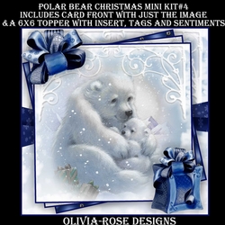 Polar Bear Christmas Mini Kit #4