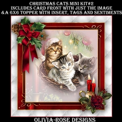 Christmas Cats Mini Kit #2   
