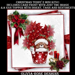 Christmas Teddy 2 Mini Kit #1   